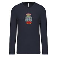 T-shirt col V manches longues de marque Kariban Vignette