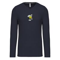 T-shirt col V manches longues de marque Kariban Vignette