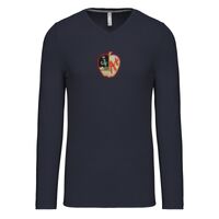 T-shirt col V manches longues de marque Kariban Vignette