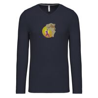 T-shirt col V manches longues de marque Kariban Vignette