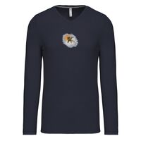 T-shirt col V manches longues de marque Kariban Vignette