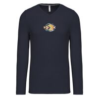 T-shirt col V manches longues de marque Kariban Vignette