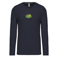 T-shirt col V manches longues de marque Kariban Vignette