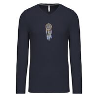T-shirt col V manches longues de marque Kariban Vignette