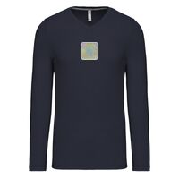T-shirt col V manches longues de marque Kariban Vignette