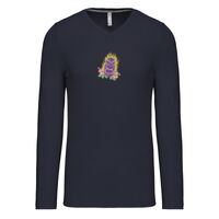 T-shirt col V manches longues de marque Kariban Vignette