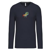 T-shirt col V manches longues de marque Kariban Vignette