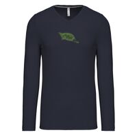 T-shirt col V manches longues de marque Kariban Vignette