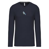 T-shirt col V manches longues de marque Kariban Vignette