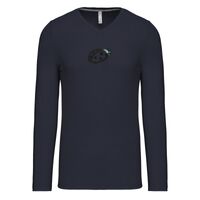 T-shirt col V manches longues de marque Kariban Vignette