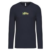 T-shirt col V manches longues de marque Kariban Vignette