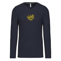 T-shirt col V manches longues de marque Kariban Vignette