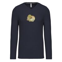 T-shirt col V manches longues de marque Kariban Vignette