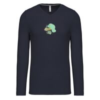 T-shirt col V manches longues de marque Kariban Vignette