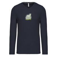 T-shirt col V manches longues de marque Kariban Vignette