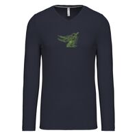 T-shirt col V manches longues de marque Kariban Vignette