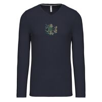 T-shirt col V manches longues de marque Kariban Vignette