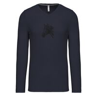 T-shirt col V manches longues de marque Kariban Vignette