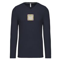 T-shirt col V manches longues de marque Kariban Vignette