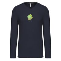 T-shirt col V manches longues de marque Kariban Vignette
