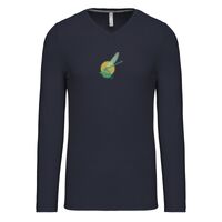 T-shirt col V manches longues de marque Kariban Vignette