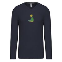 T-shirt col V manches longues de marque Kariban Vignette