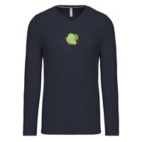 T-shirt col V manches longues de marque Kariban Vignette