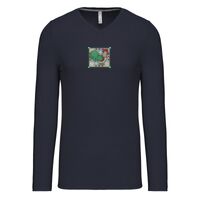 T-shirt col V manches longues de marque Kariban Vignette