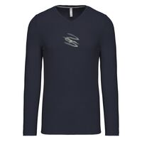 T-shirt col V manches longues de marque Kariban Vignette