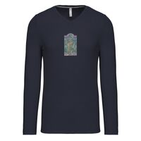 T-shirt col V manches longues de marque Kariban Vignette