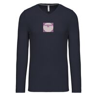 T-shirt col V manches longues de marque Kariban Vignette