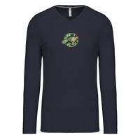 T-shirt col V manches longues de marque Kariban Vignette