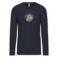 T-shirt col V manches longues de marque Kariban Vignette