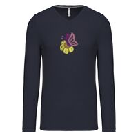 T-shirt col V manches longues de marque Kariban Vignette