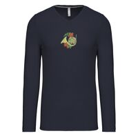 T-shirt col V manches longues de marque Kariban Vignette