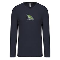 T-shirt col V manches longues de marque Kariban Vignette