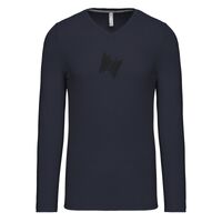 T-shirt col V manches longues de marque Kariban Vignette
