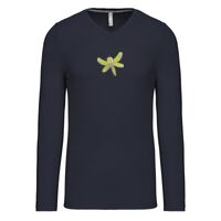 T-shirt col V manches longues de marque Kariban Vignette