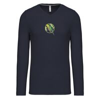 T-shirt col V manches longues de marque Kariban Vignette
