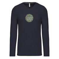 T-shirt col V manches longues de marque Kariban Vignette