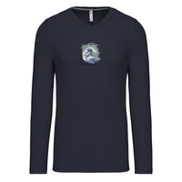 T-shirt col V manches longues de marque Kariban Vignette