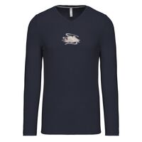 T-shirt col V manches longues de marque Kariban Vignette
