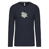 T-shirt col V manches longues de marque Kariban Vignette