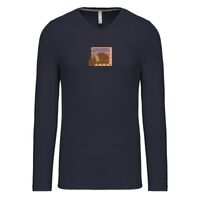 T-shirt col V manches longues de marque Kariban Vignette