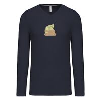 T-shirt col V manches longues de marque Kariban Vignette