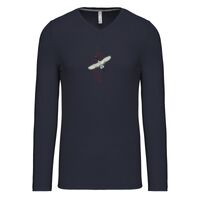 T-shirt col V manches longues de marque Kariban Vignette