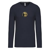 T-shirt col V manches longues de marque Kariban Vignette