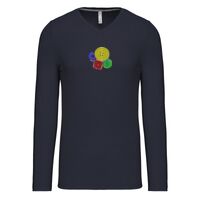 T-shirt col V manches longues de marque Kariban Vignette