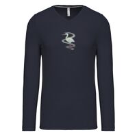 T-shirt col V manches longues de marque Kariban Vignette
