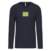 T-shirt col V manches longues de marque Kariban Vignette